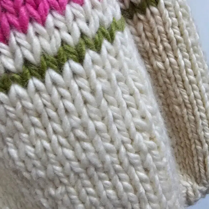 [BUNJANG] Colorful Striped Knit Sweater / 컬러풀 스트라이프 니트 스웨터