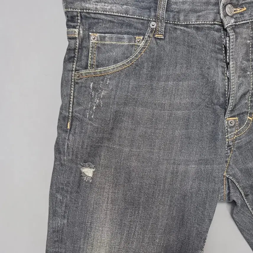 [BUNJANG] Dsquared2 Wrinkled Black Dirty Cool Guy Jeans / [32] 정품 디스퀘어드2 링클블랙더티 쿨가이진 청바지