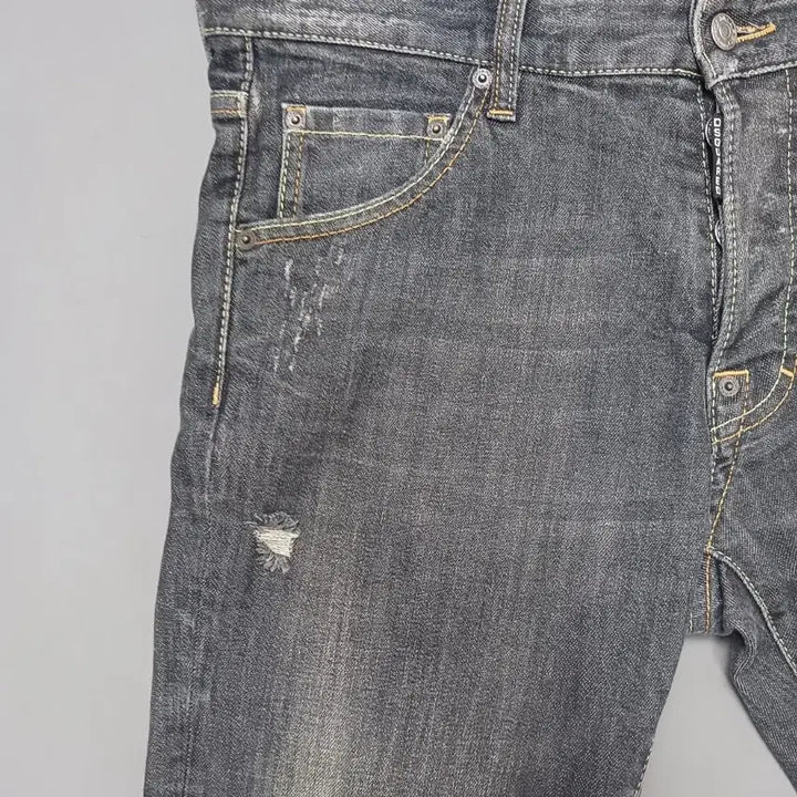 [BUNJANG] Dsquared2 Wrinkled Black Dirty Cool Guy Jeans / [32] 정품 디스퀘어드2 링클블랙더티 쿨가이진 청바지