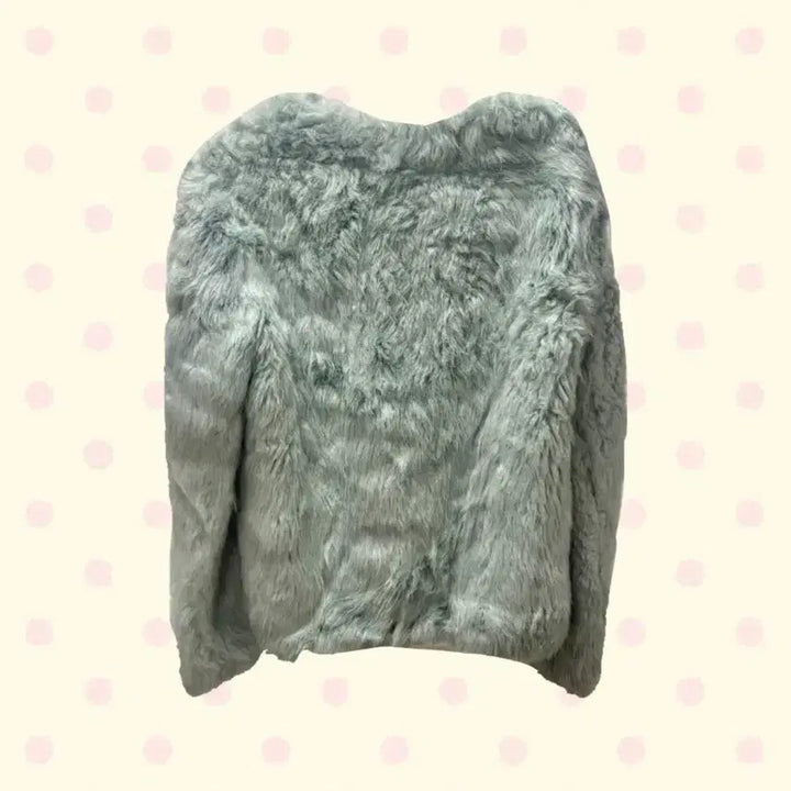 [BUNJANG] Vintage Mint Fur Jacket / 빈티지 민트 퍼자켓
