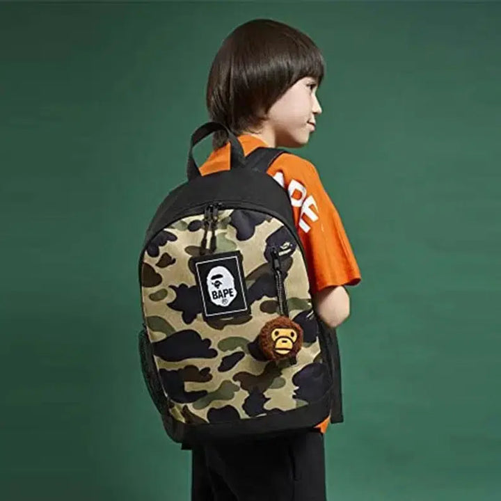 [BUNJANG] BAPE Backpack + Keyring Set / 예약주문 베이프 백팩+키링 세트일본잡지부록 BAPE 베이프 배낭 가방