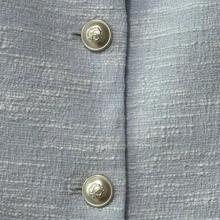 [BUNJANG] Merion Sky Blue Tweed Dress / 메리온 하늘색 트위드 원피스 (새상품)