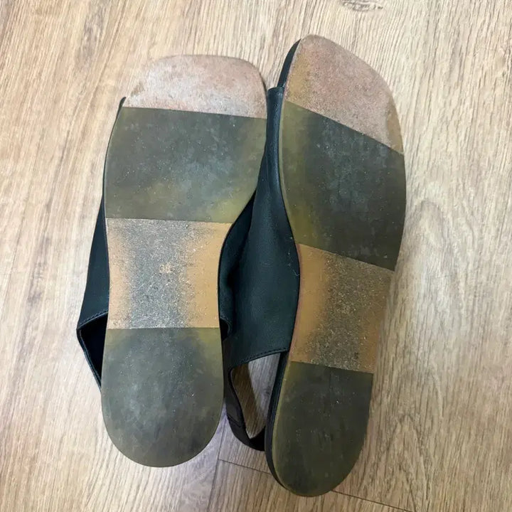 [BUNJANG] COS Leather Open-Toe Sandals Black Size 38 / 코스 레더 오픈토 샌들 블랙 38사이즈