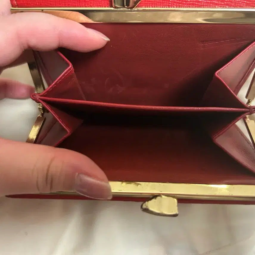 [BUNJANG] Vivienne Westwood Red Wallet / 비비안웨스트우드 레드 반지갑