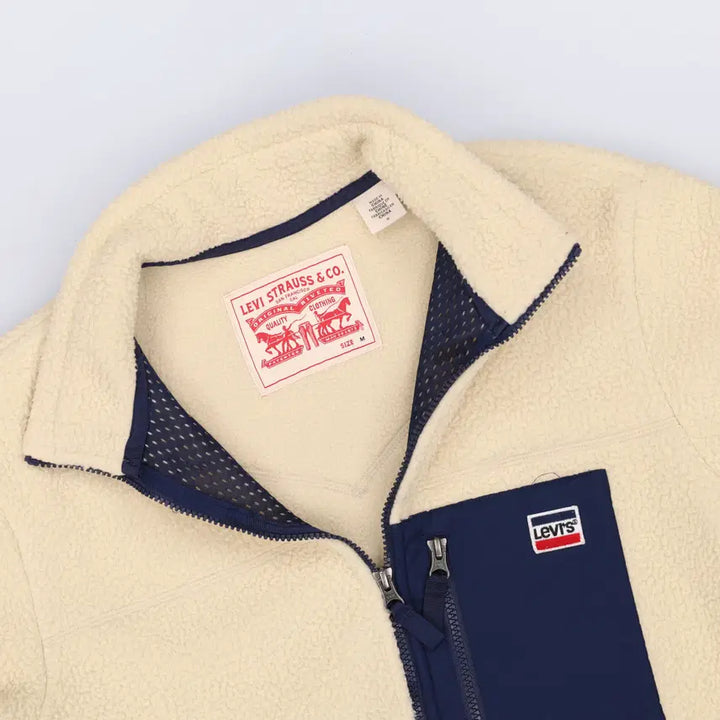 [BUNJANG] Levi's Men's Fleece Zip-Up Jacket / [M] 리바이스 남성 플리스 후리스 집업 저지 자켓 0115J