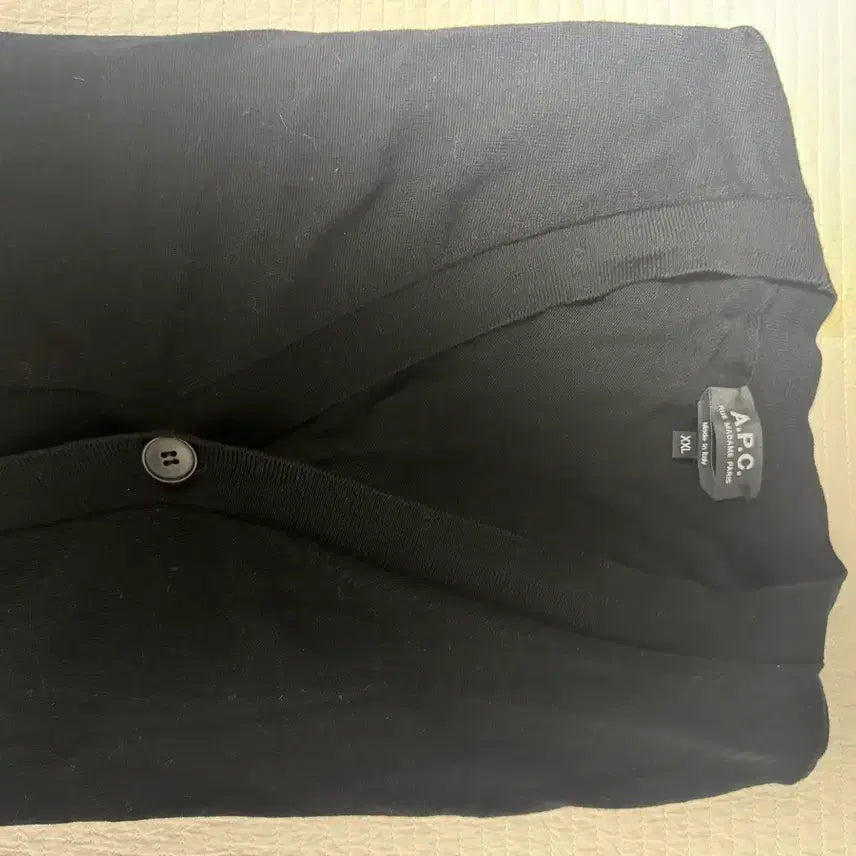 [BUNJANG] A.P.C. Black Cardigan XXL / A.P.C. 블랙 가디건 XXL 사이즈(110)