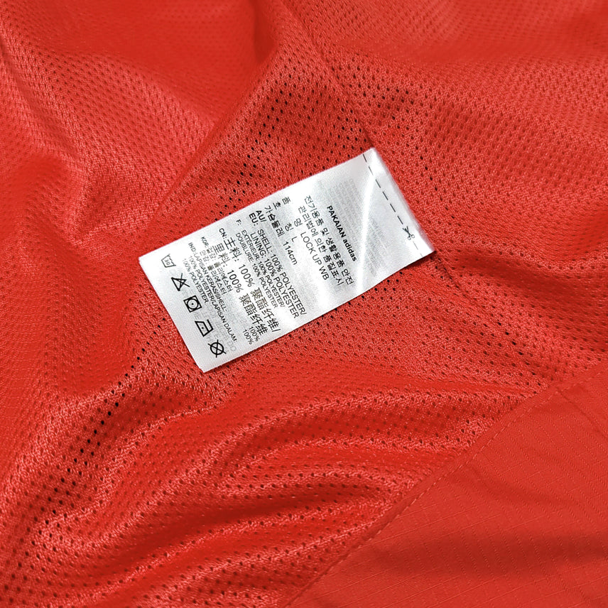 [BUNJANG] Adidas Originals Lock Up Woven Windbreaker Jacket / [L] 아디다스 레드 오리지널 락업 우븐 바람막이