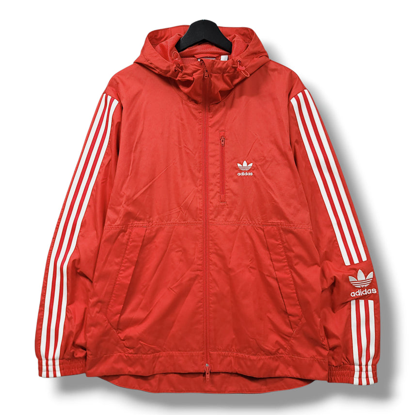 [BUNJANG] Adidas Originals Lock Up Woven Windbreaker Jacket / [L] 아디다스 레드 오리지널 락업 우븐 바람막이