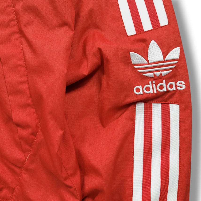 [BUNJANG] Adidas Originals Lock Up Woven Windbreaker Jacket / [L] 아디다스 레드 오리지널 락업 우븐 바람막이
