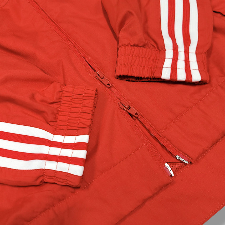 [BUNJANG] Adidas Originals Lock Up Woven Windbreaker Jacket / [L] 아디다스 레드 오리지널 락업 우븐 바람막이