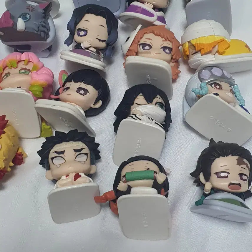 [BUNJANG] Demon Slayer Onemutan Character Mini Figure Bundle Set / 귀멸의 칼날 캐릭터 미니 피규어 세트 오네무탄 일괄