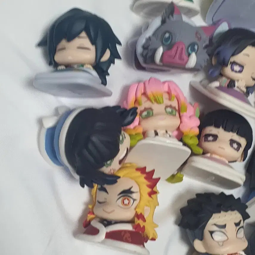 [BUNJANG] Demon Slayer Onemutan Character Mini Figure Bundle Set / 귀멸의 칼날 캐릭터 미니 피규어 세트 오네무탄 일괄