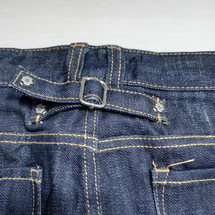 [SOLD OUT] 32 새상품 Swallow Kor 생지 스판 슬림일자 진청 32-346