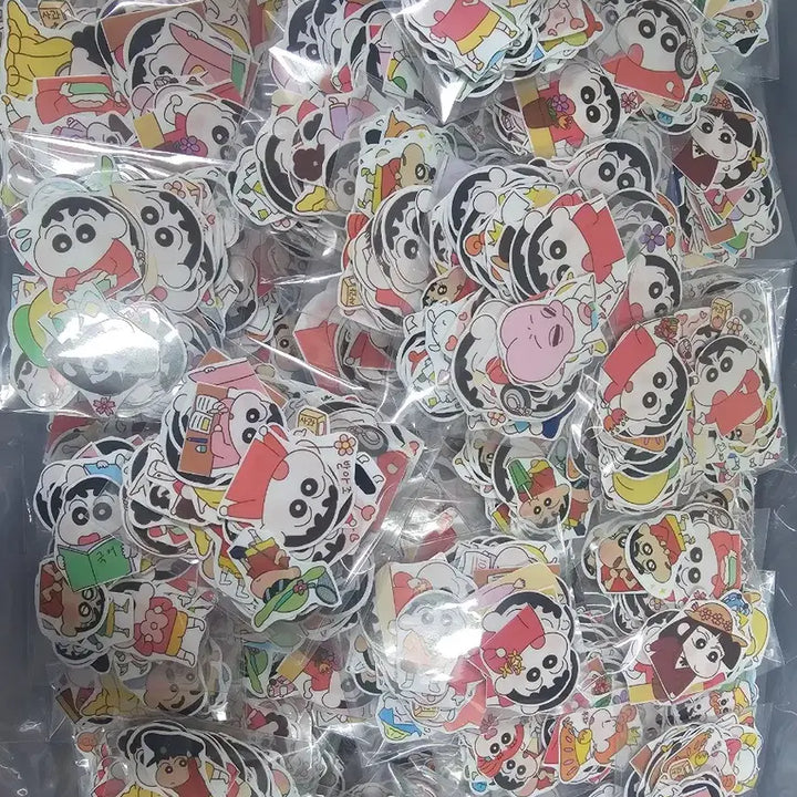 [BUNJANG] Crayon Shin-chan Die-cut Sticker Set / 짱구 인컷 50조각