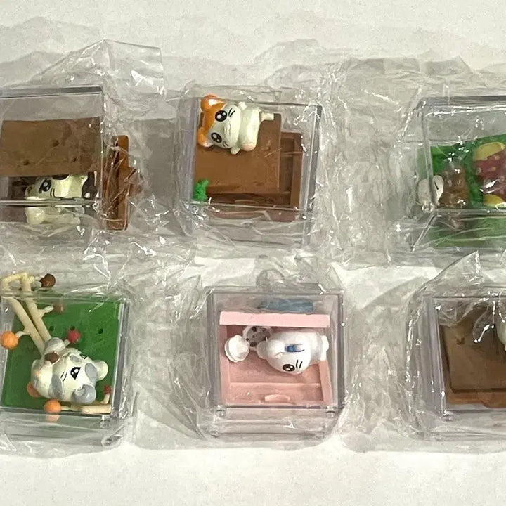 [BUNJANG] Hamtaro Figure (Sealed) / 방가방가햄토리 박스월드 풀세트 피규어 미개봉