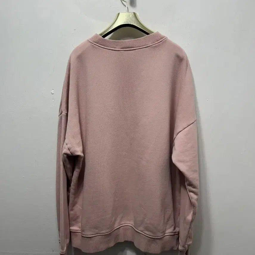 [BUNJANG] Adidas Pink Double Logo Sweatshirt / 아디다스 핑크 더블 로고 맨투맨 티셔츠 L
