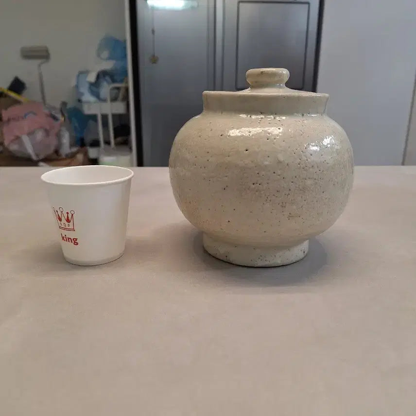 [BUNJANG] Shin Jung Hee White Porcelain Tea Caddy / 신정희 백자 차통