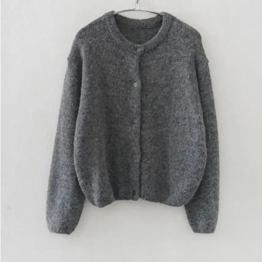 [BUNJANG] Aftermonday Popo Alpaca Cardigan Charcoal / 애프터먼데이 popo alpaca cardigan 가디건 차콜