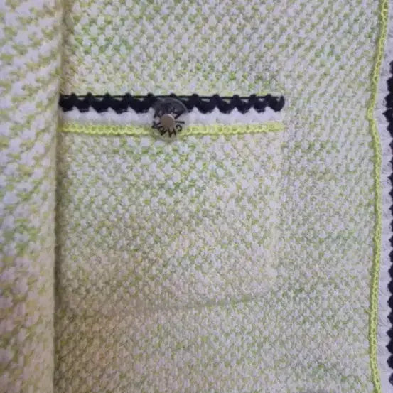 [BUNJANG] It MICHAA Tweed Jacket - Lime (Size S) / 새제품)잇미샤 트위드 자켓 S 라임