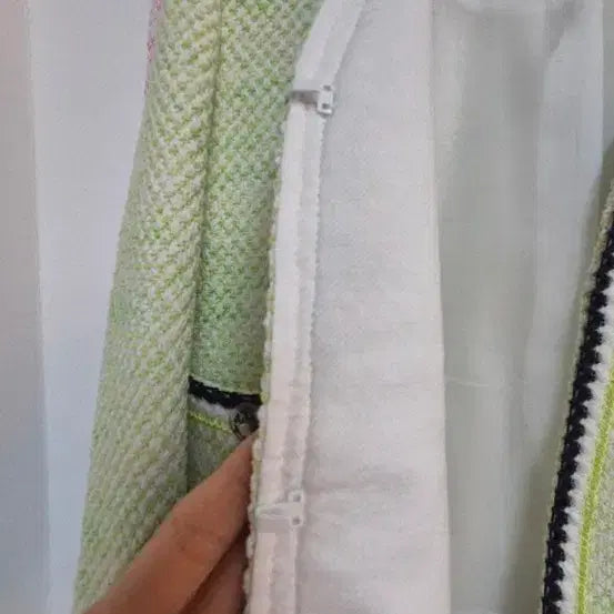 [BUNJANG] It MICHAA Tweed Jacket - Lime (Size S) / 새제품)잇미샤 트위드 자켓 S 라임
