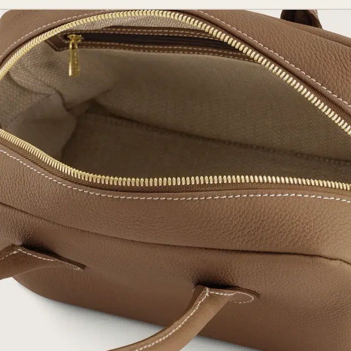 [BUNJANG] MRRV Marron Camel Boston Bag / 유메르 메르레브 MRRV 보스턴백(마롱카멜) 새제품