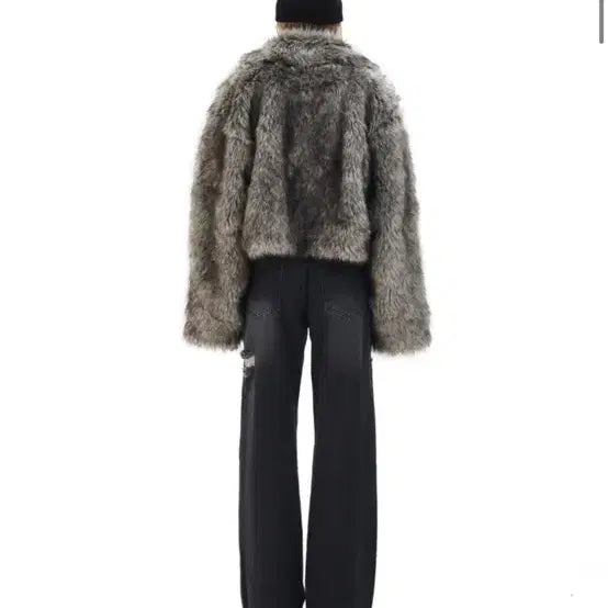 [BUNJANG] Gateless Fox Fur Jacket / 게이트리스 폭스 퍼 자켓