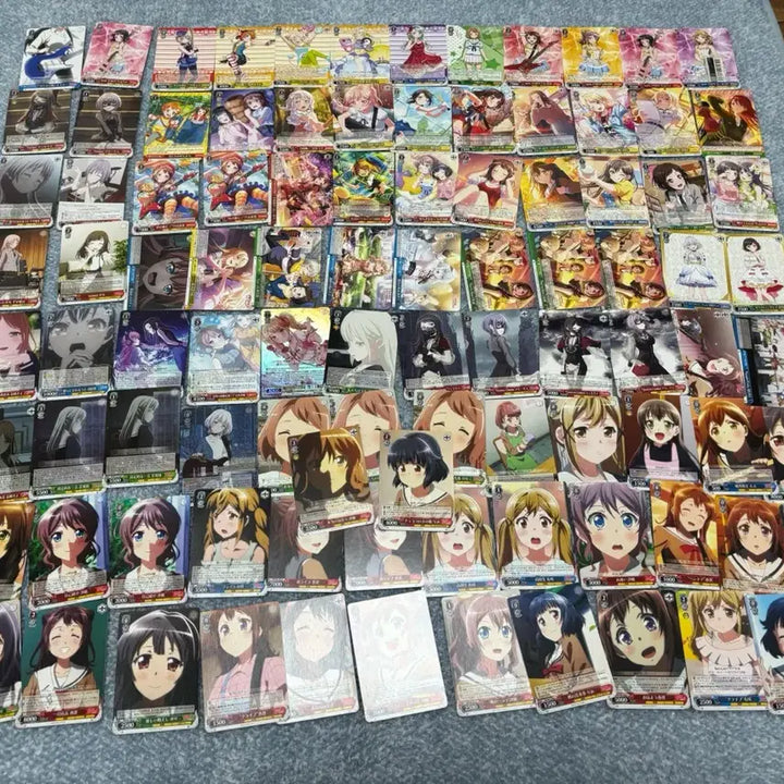 [BUNJANG] BanG Dream! Weiss Schwarz Card Bundle - 100 Cards / 일괄 뱅드림 바이스슈발츠 카드 100장 아베무지카 마이고 포핀파티