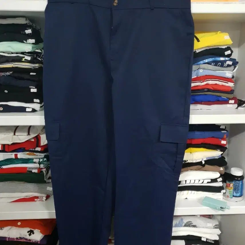 [BUNJANG] Unbranded Men's Navy Cargo Work Pants / 네이비 카고 바지 남성용 작업복