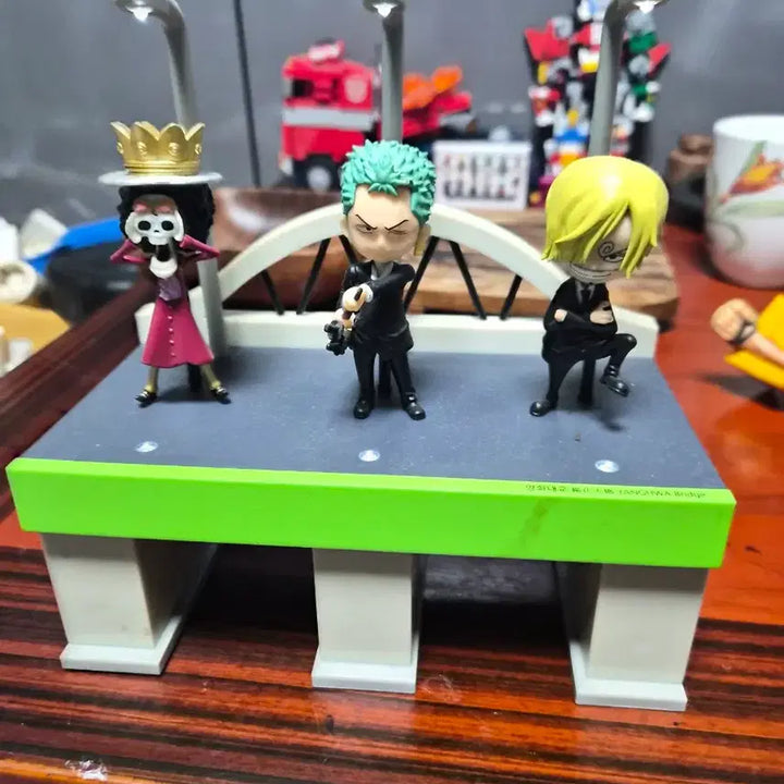 [BUNJANG] One Piece Bridge Mood Lamp Figure Set / 정품 원피스 피규어 원피스런 한강다리 양화대교 반포대교 무드등
