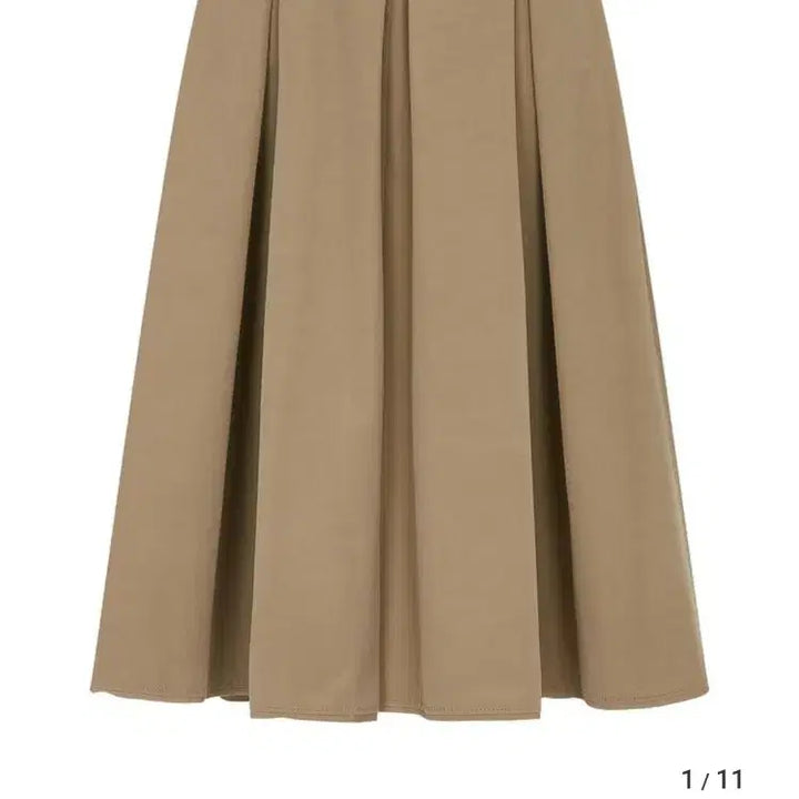 [BUNJANG] G-Cut Pleated Skirt / 지컷 백 밴딩 플리츠 스커트