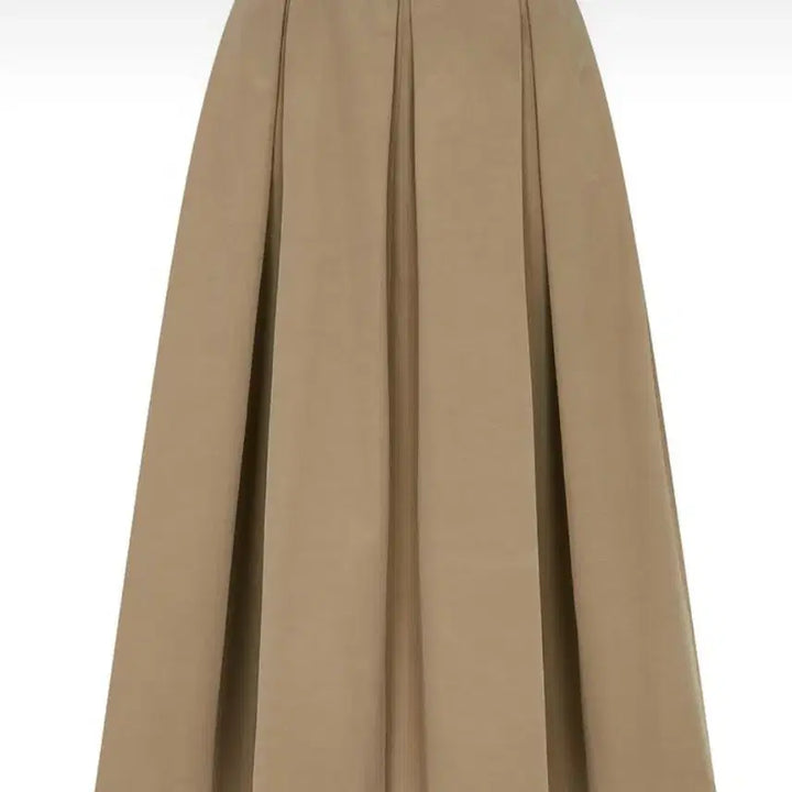 [BUNJANG] G-Cut Pleated Skirt / 지컷 백 밴딩 플리츠 스커트