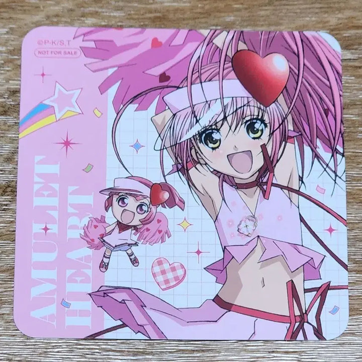 [BUNJANG] Character Chage! Amu & Amulet Heart Coaster / 캐릭캐릭체인지 아무 & 애뮬릿 하트 코스터
