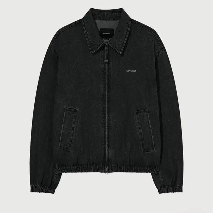 [SOLD OUT] 커버낫 블랙 데님 코듀라 자켓 L