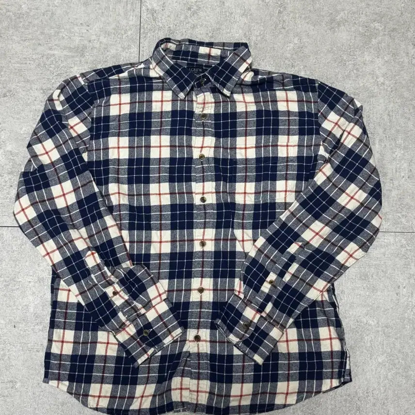 [BUNJANG] J.Crew Flannel Check Shirt / [L] 제이크루 플란넬 체크셔츠