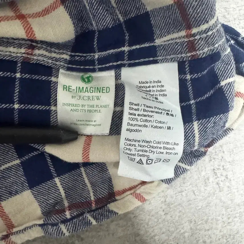 [BUNJANG] J.Crew Flannel Check Shirt / [L] 제이크루 플란넬 체크셔츠