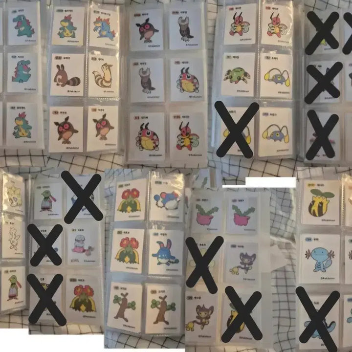 [BUNJANG] Pokemon Bread Tteok-kkibbu Stickers - Various Characters / 300장)포켓몬빵 띠부띠부씰 양도판매 피카츄파이리이브이리자몽꼬부기 할로윈