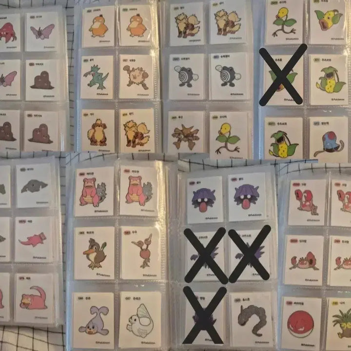 [BUNJANG] Pokemon Bread Tteok-kkibbu Stickers - Various Characters / 300장)포켓몬빵 띠부띠부씰 양도판매 피카츄파이리이브이리자몽꼬부기 할로윈