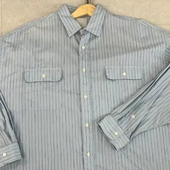 [BUNJANG] SFC Stripes Two Pocket Shirt / SFC Stripes For Creative 투 포켓 셔츠