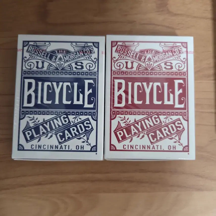[BUNJANG] Bicycle Chainless Playing Cards Bundle Set / 바이시클 마술 플레잉 카드 체인리스 블루 레드