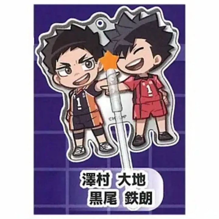 [BUNJANG] Haikyu Sawamura Daichi & Kuroo Tetsuro Acrylic Keyring Vol. 2 / 데코라픽 하이큐 아크릴 키링 2탄 사와무라 다이치&쿠로오 테츠로 판매