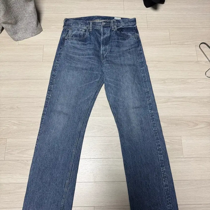 [BUNJANG] OrSlow 105 2 Year Wash Regular Straight Fit Denim Jeans Size 1 / 오어슬로우 105 2yr 1사이즈