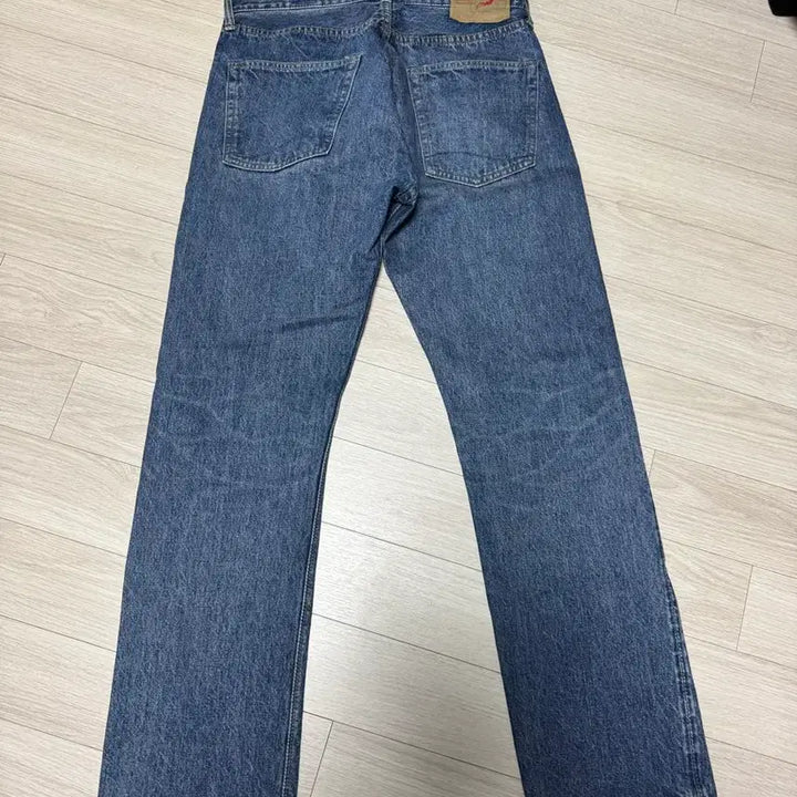 [BUNJANG] OrSlow 105 2 Year Wash Regular Straight Fit Denim Jeans Size 1 / 오어슬로우 105 2yr 1사이즈