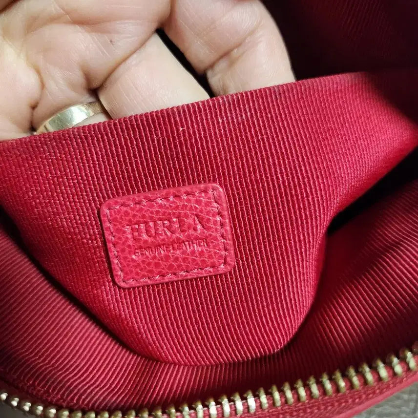 [BUNJANG] Furla Red Crossbody Bag / 훌라 Furla 레드 크로스백