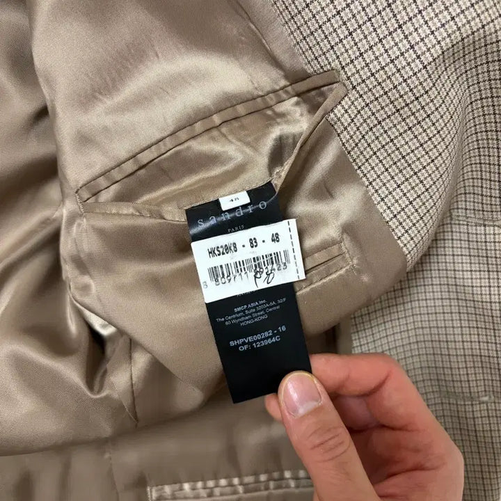 [BUNJANG] Sandro Homme Micro Check Blazer / 산드로옴므 마이크로체크 블레이져