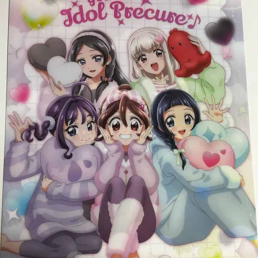 [BUNJANG] Precure Animedia March Issue Clear File / 아니메디아 3월 호 특전 프리큐어 클리어 파일