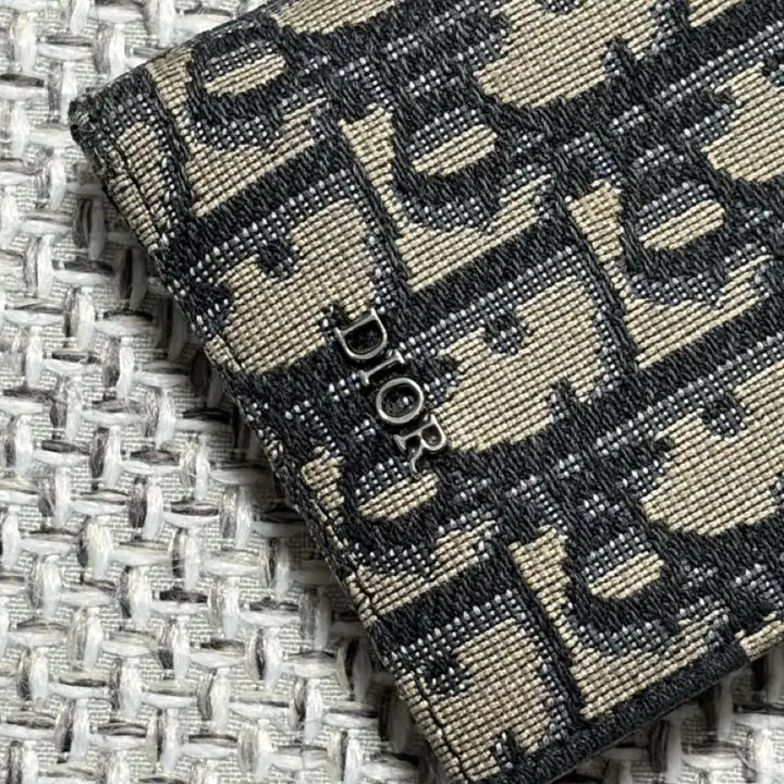 [SOLD OUT] [ S급 / 풀구성품 ] 디올 24SS 오블리크 자카드 오거나이저 베이지