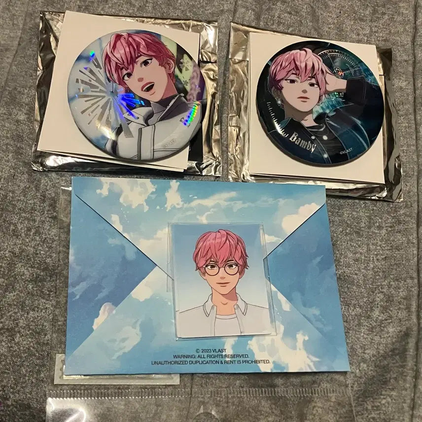 [BUNJANG] PLAVE Bambi Dash Bundle Set / 플레이브 밤비 대쉬 캔뱃지 증사 일괄