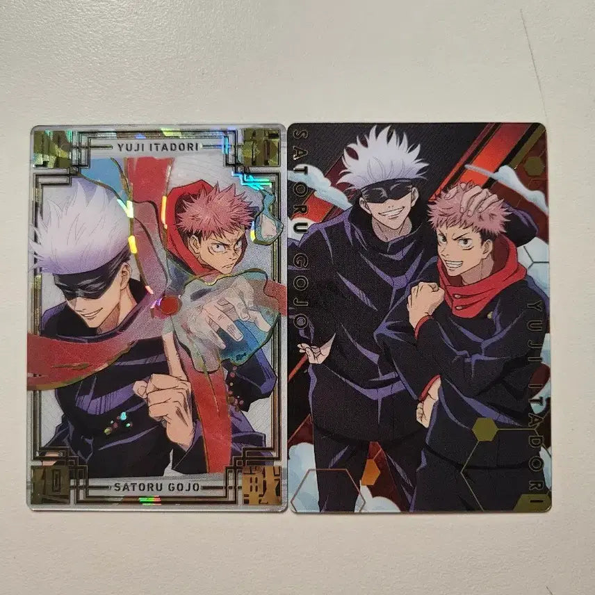 [BUNJANG] Jujutsu Kaisen Gojo Yuji Skaters Card (Bundle Set) / (일괄)주술회전 고죠유지 스케이터스 카드 2장