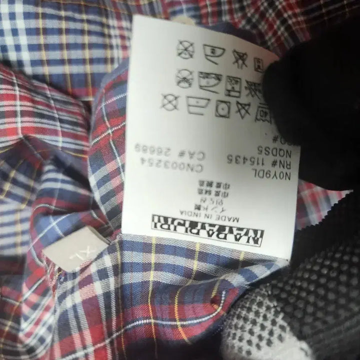 [BUNJANG] Napapijri Men's Check Shirt XL / Napapijri 남성 체크 셔츠 XL105정도