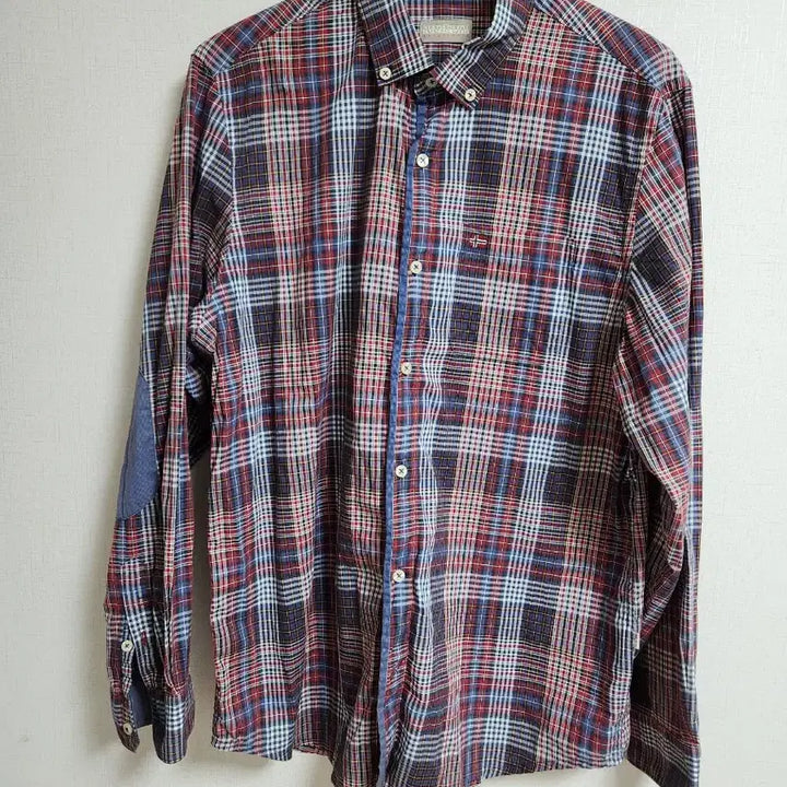 [BUNJANG] Napapijri Men's Check Shirt XL / Napapijri 남성 체크 셔츠 XL105정도